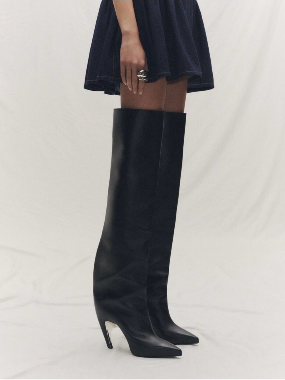 NEW!!! Alexander McQueen Armadillo Boots Sz 37.5